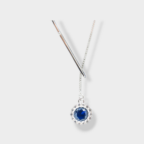 Collar Orenza Zafiro – Plata 925