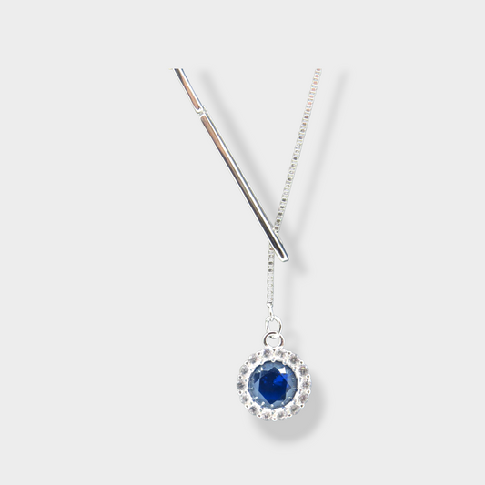 Collar Orenza Zafiro – Plata 925