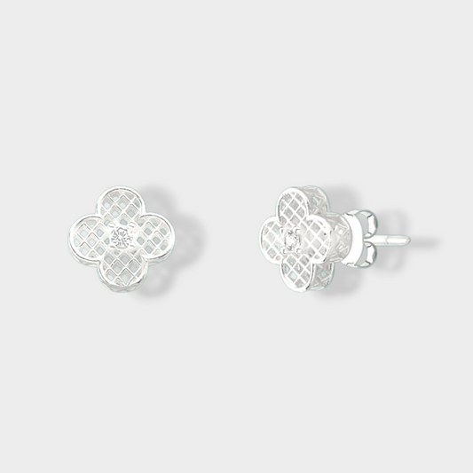 Aros Orenza Trébol – Plata 925