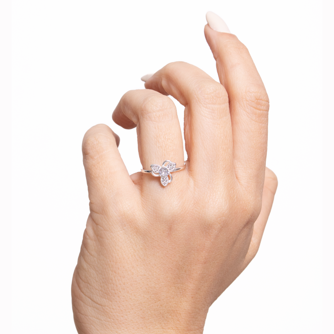 Anillo Orenza Flor de Luz – Plata 925