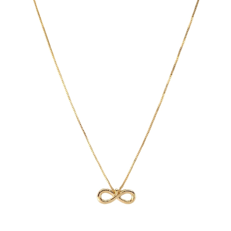 Collar dorado infinity