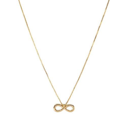 Collar dorado infinity