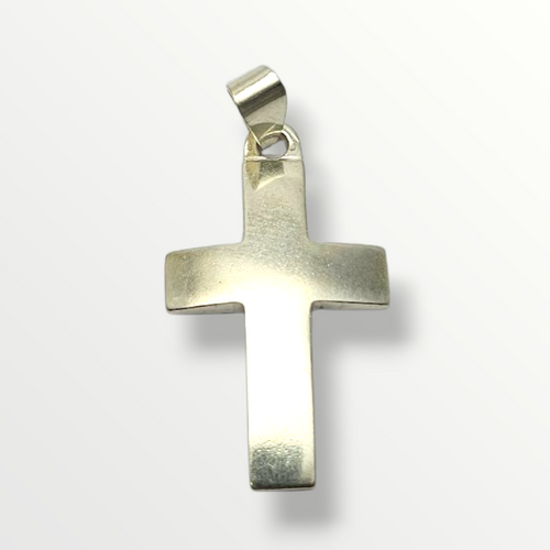 Dije cruz en plata 925