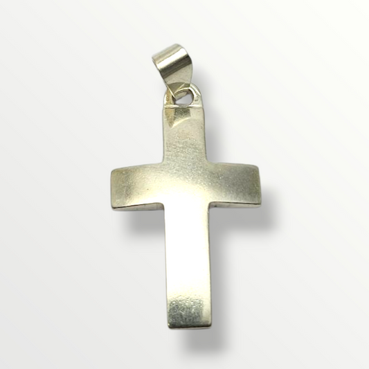 Dije cruz en plata 925