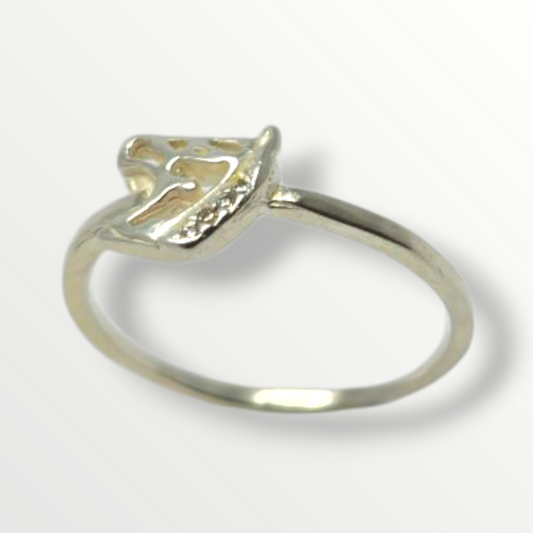 Anillo en Plata 925 con diseño de caballo y circonias