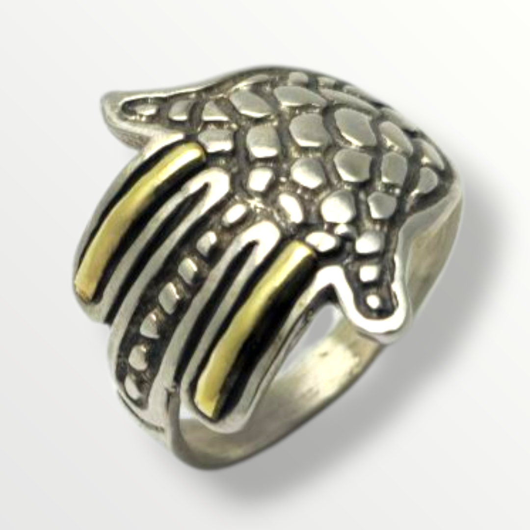 Anillo Mano de Fátima en Plata y Oro