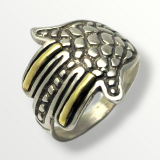 Anillo Mano de Fátima en Plata y Oro