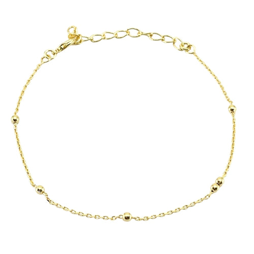 Pulsera Orenza Dorada Perlas – Bañada en Oro